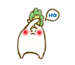 fluffy Radish sticker #3032771