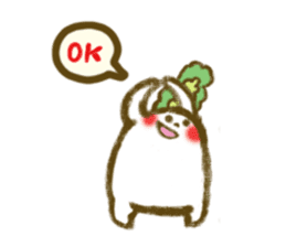 fluffy Radish sticker #3032772