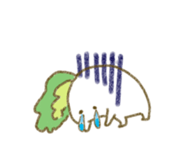 fluffy Radish sticker #3032775