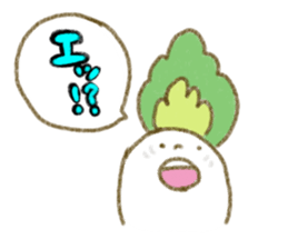 fluffy Radish sticker #3032777