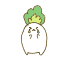 fluffy Radish sticker #3032780