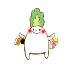 fluffy Radish sticker #3032782