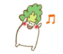 fluffy Radish sticker #3032784