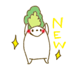 fluffy Radish sticker #3032791