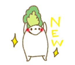 fluffy Radish sticker #3032791