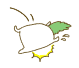 fluffy Radish sticker #3032793