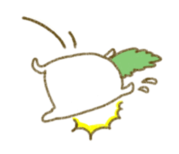 fluffy Radish sticker #3032793