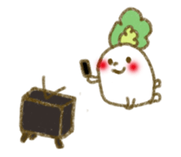 fluffy Radish sticker #3032798