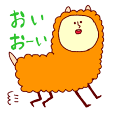 Alpaca sheep sticker #3032895