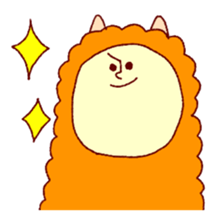 Alpaca sheep sticker #3032909