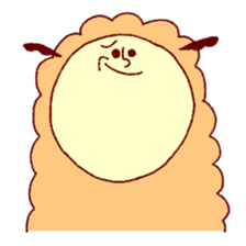 Alpaca sheep sticker #3032910