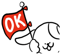 White Animals. sticker #3033852