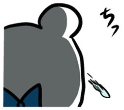 White Animals. sticker #3033859