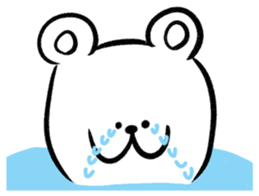 White Animals. sticker #3033861