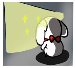 White Animals. sticker #3033867