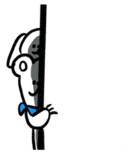 White Animals. sticker #3033871