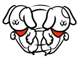 White Animals. sticker #3033872