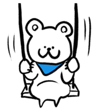 White Animals. sticker #3033880