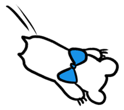 White Animals. sticker #3033889