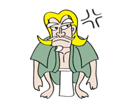 Sermon old man Owen old man sticker #3034341