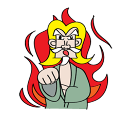 Sermon old man Owen old man sticker #3034345