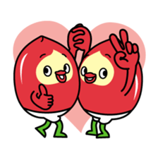 Momoyan of peach 2 sticker #3034382