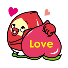 Momoyan of peach 2 sticker #3034384