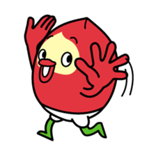 Momoyan of peach 2 sticker #3034385