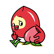 Momoyan of peach 2 sticker #3034407