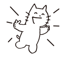 smiley cat sticker #3034452