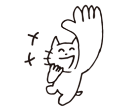 smiley cat sticker #3034463