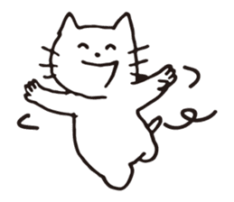 smiley cat sticker #3034473