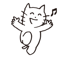smiley cat sticker #3034487