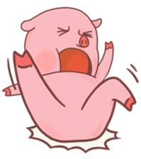 Feeling of a pig sticker #3034847