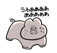 INU & USAGI plus KOBUTA sticker #3035156