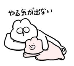 INU & USAGI plus KOBUTA sticker #3035164