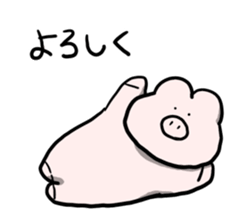 INU & USAGI plus KOBUTA sticker #3035170