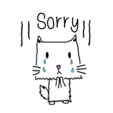 Ranpaku Cat sticker #3035336