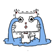 Ranpaku Cat sticker #3035341