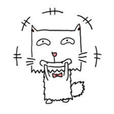 Ranpaku Cat sticker #3035343