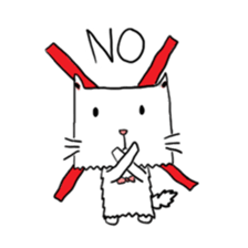 Ranpaku Cat sticker #3035346