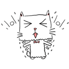 Ranpaku Cat sticker #3035347
