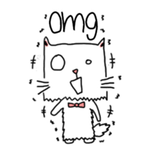 Ranpaku Cat sticker #3035348