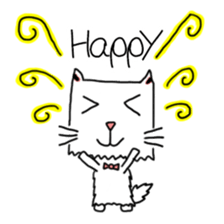 Ranpaku Cat sticker #3035349