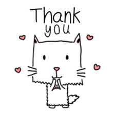 Ranpaku Cat sticker #3035350