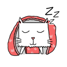 Ranpaku Cat sticker #3035353