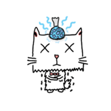 Ranpaku Cat sticker #3035361