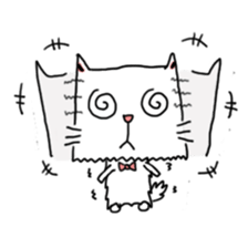 Ranpaku Cat sticker #3035362