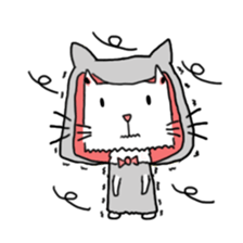 Ranpaku Cat sticker #3035364