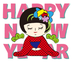 KOKESHI-JOSHI FOUR SEASONS sticker #3035611